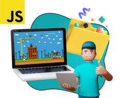 Программирование на JavaScript. Учимся создавать игры! - Школа программирования для детей, компьютерные курсы для школьников, начинающих и подростков - KIBERone г. Чебаркуль