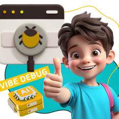 Тестирование & Vibe Debug. Охотники за багами - КИБЕРшкола программирования для детей, компьютерные курсы для школьников, начинающих и подростков - KIBERone г. Чебаркуль