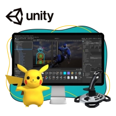 Мир игр на Unity 2D на популярном движке + AI-помощники - КИБЕРшкола программирования для детей, компьютерные курсы для школьников, начинающих и подростков - KIBERone г. Чебаркуль