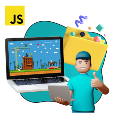 Программирование на JavaScript. Учимся создавать игры! - КИБЕРшкола программирования для детей, компьютерные курсы для школьников, начинающих и подростков - KIBERone г. Чебаркуль