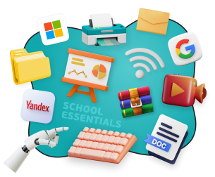 Цифровая база для школьника - КИБЕРшкола программирования для детей, компьютерные курсы для школьников, начинающих и подростков - KIBERone г. Чебаркуль