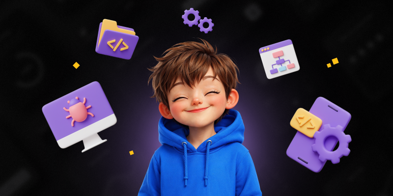 Идеальный сайт с нуля: код, дизайн и AI-помощник - КИБЕРшкола программирования для детей, компьютерные курсы для школьников, начинающих и подростков - KIBERone г. Чебаркуль